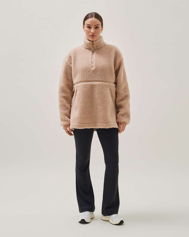 Gravid og Ammegenser - Teddyjakke m/ ull | Pile Fleece Maternity Anorak