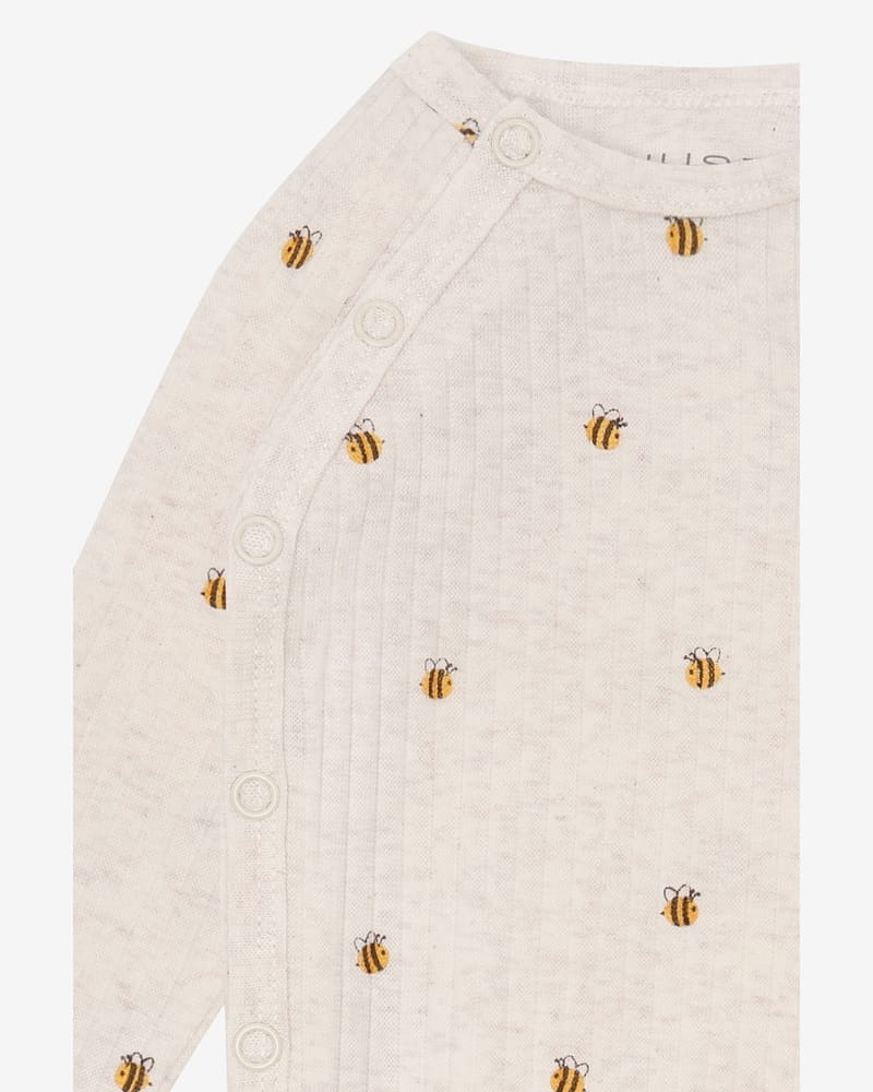 Omslagsbody Baby - 95% Øko Bomull, 5% Elastan | HCBing Animals