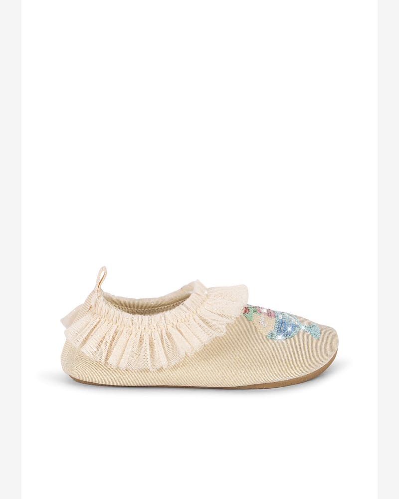 Badesko med Volang - Sklisikker Såle | Amandine Frill Shoes