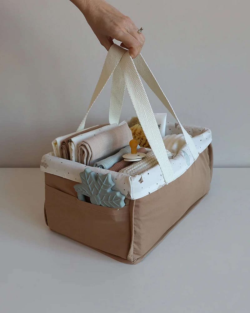 Oppbevaringskurv med håndtak