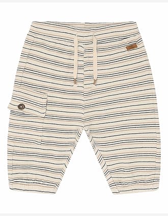 Bukse Baby - Terrystoff i Øko Bomull | HCGus Fine striped knit