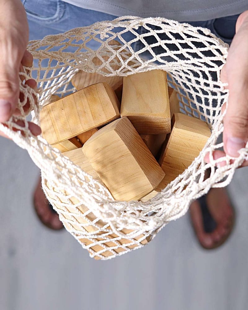 Treklosser, Store 15stk - Barn 0år+ | Natural Waldorf Blocks