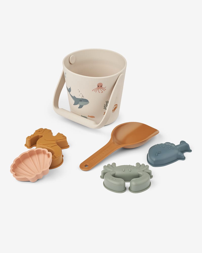 Sandleker 6pk - Bøtte og Spade | Gilma