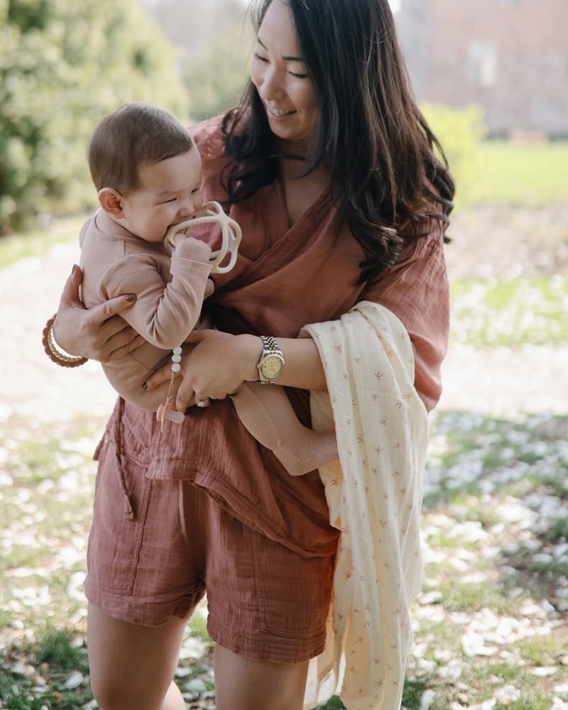 Swaddle Teppe - 100% Økologisk Musselin | 120x120cm