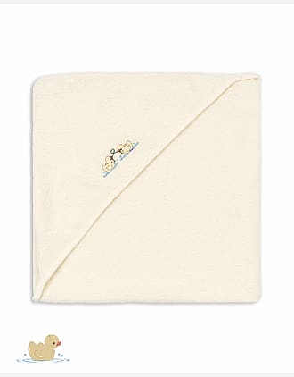 Badehåndkle Baby m/ Hette 75x75 cm - Øko Bomullsfrotté | Figo Baby Towel GOTS