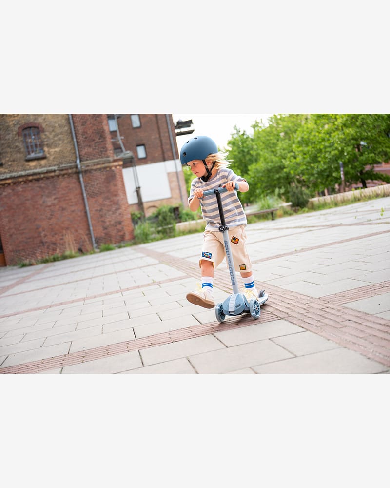 Sparkesykkel Barn 3år+ m/ LEDlys i hjul | Scoot and Ride Highwaykick 3S LED