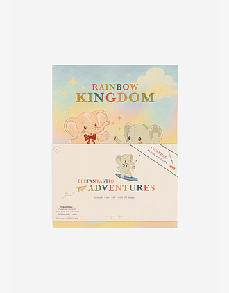 Vannmalebok med Pensel | Rainbow Watercolor Book