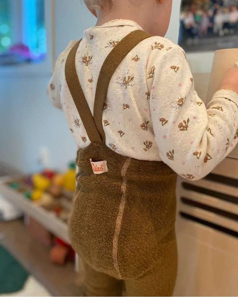 Strømpebukse Teddy u/ føtter m/ seler - Warmy Footless Tights