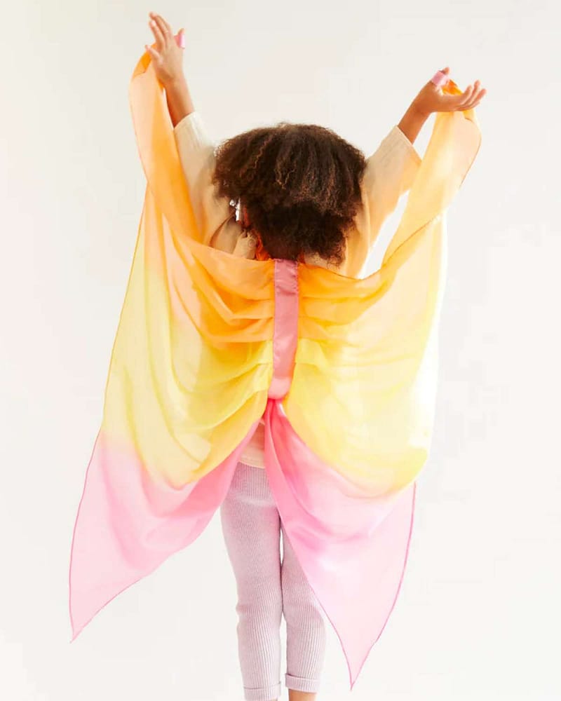 Fe Vinger til kostyme og rollelek - 100% silke | Fairy Wings