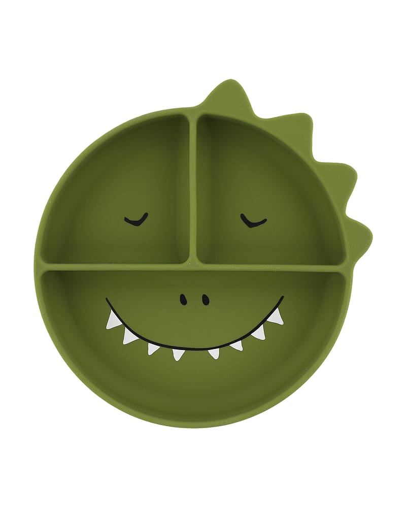 Tallerken med flere rom & Sugekopp - Silikon