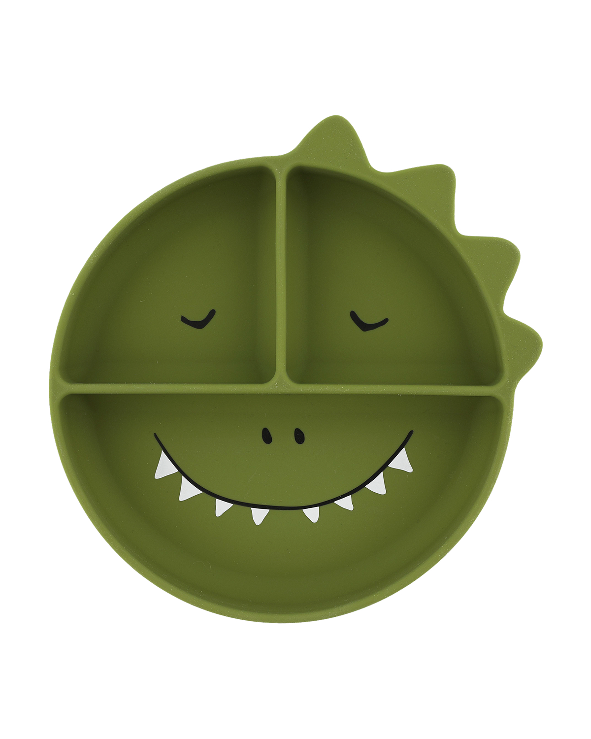 Tallerken med flere rom & Sugekopp - Silikon