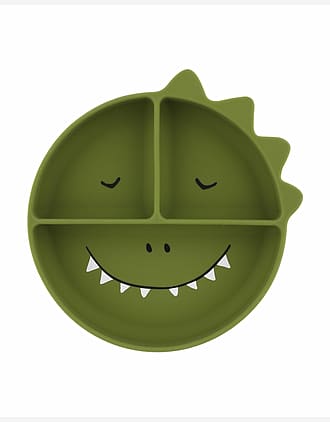 Tallerken med flere rom & Sugekopp - Silikon