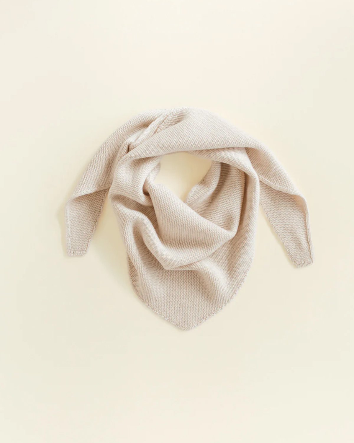 Triangle Ullscarf Barn & Voksen – 100% Merino, Ubehandlet Ull | Josephina, Cream