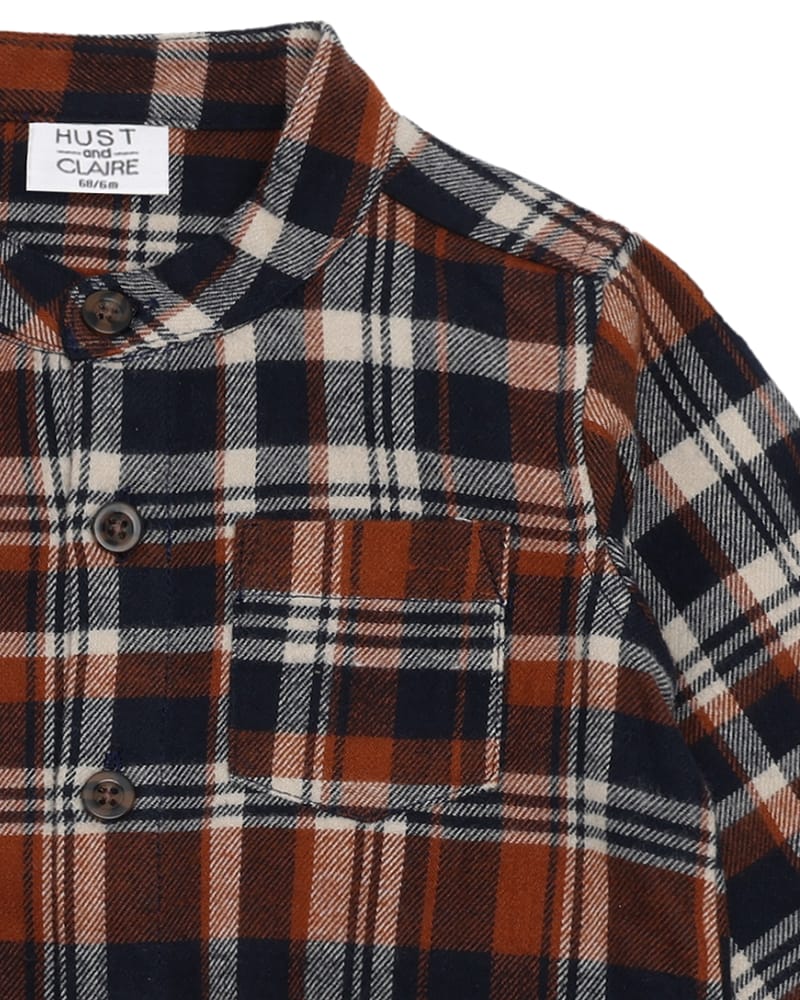 Skjortebody Flanell - Myk og Elastisk Bomull | Bertil Urban check