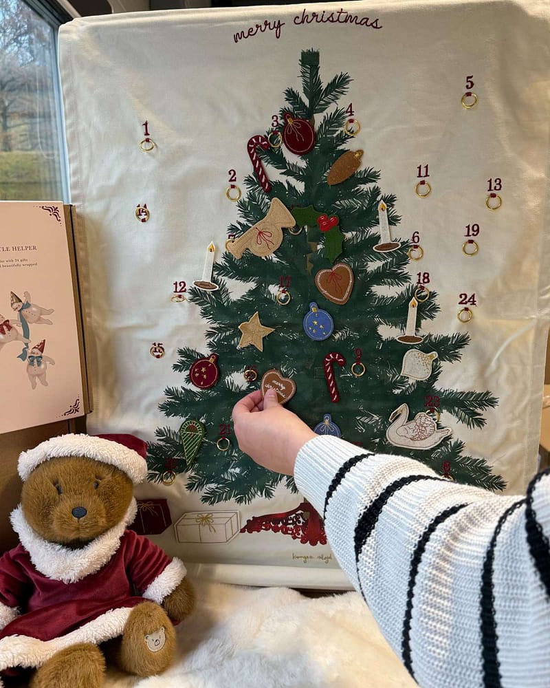 Julekalender Barn og Pakkekalender Oppheng - 2i1