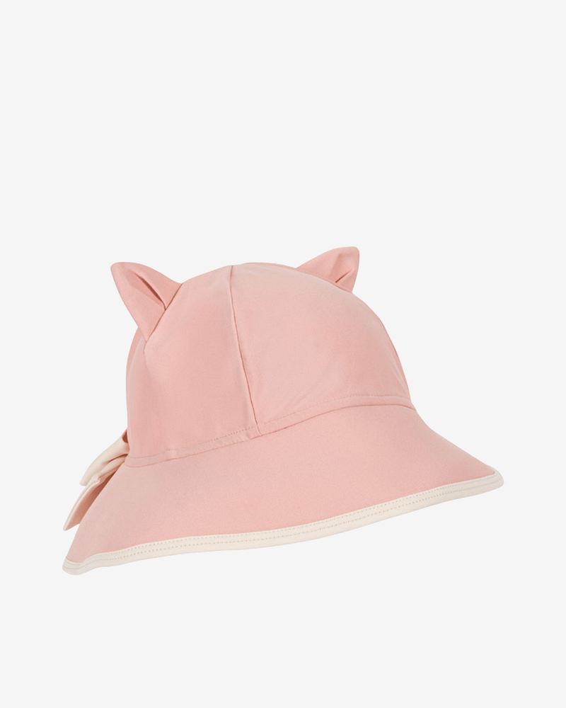 Badehatt m/ Stor Brem & Katteører - UPF 40+ | Kitty Swim Hat