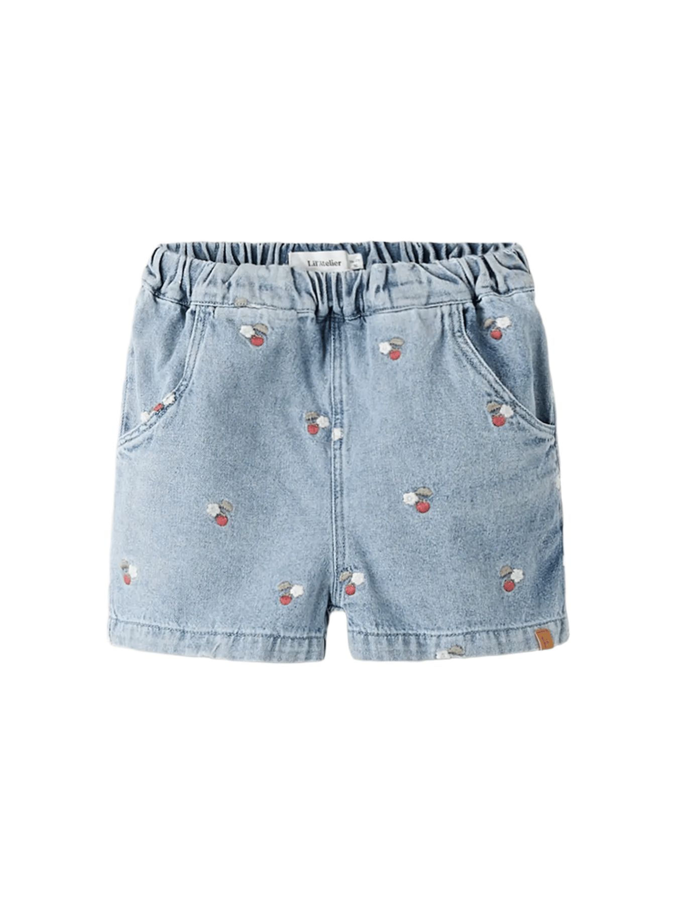 Shorts Barn – 100% Øko Bomull | NMFFUNDA LOOSE SHORTS LIL, Blå - Medium Blue Denim