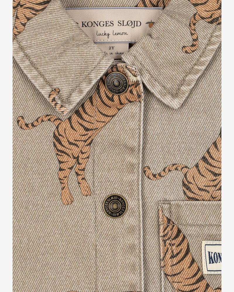 Denim Jakke M/ Glitter Paljetter - Øko Bomull | Magot Shirt GOTS
