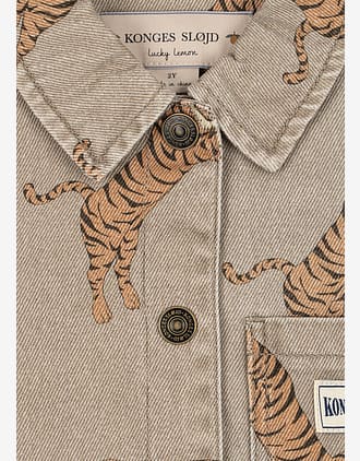 Denim Jakke M/ Glitter Paljetter - Øko Bomull | Magot Shirt GOTS