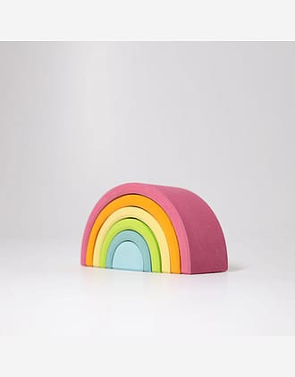 Regnbue Medium Pastel - Stableleke i Tre | Montessori Leker