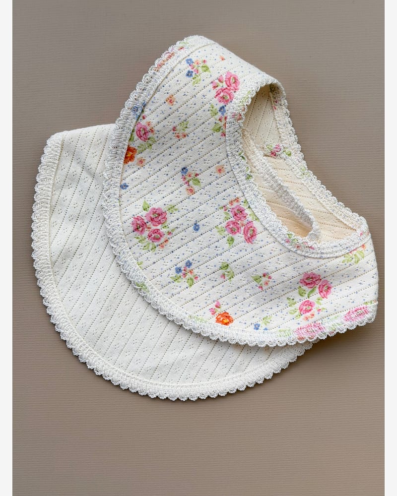 Siklesmekke 2pk - 100% Øko Bomull, Pointelle | Minnie 2 Pack Bib