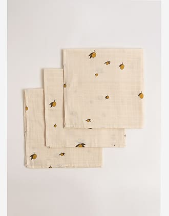 Gulpekluter 3pk - 100% Øko Musselin - 65x65cm