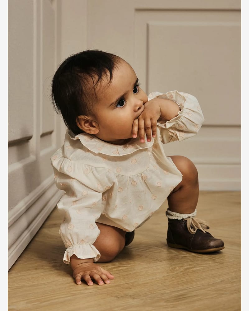 Bluse Baby M/ Body - Øko Bomull | Nethe LS