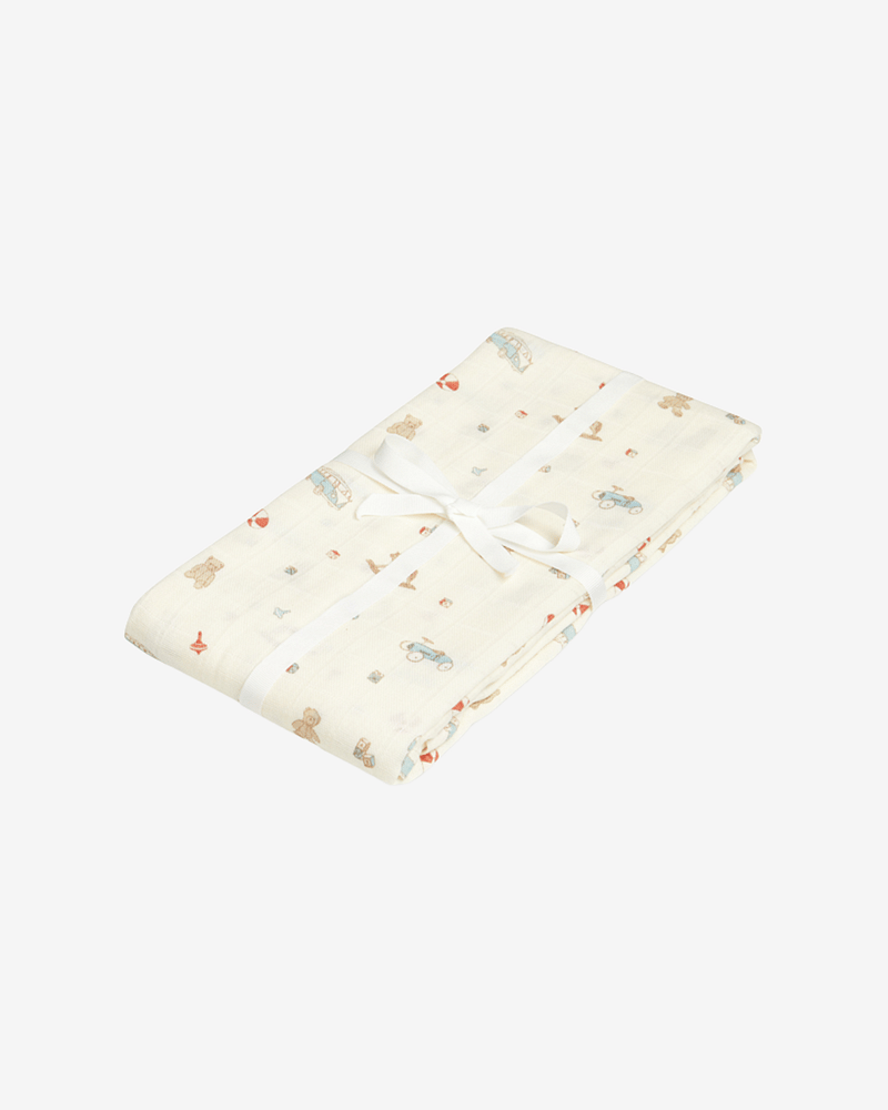 Swaddle - Øko Musselin - 120x120 | Babyteppe GOTS