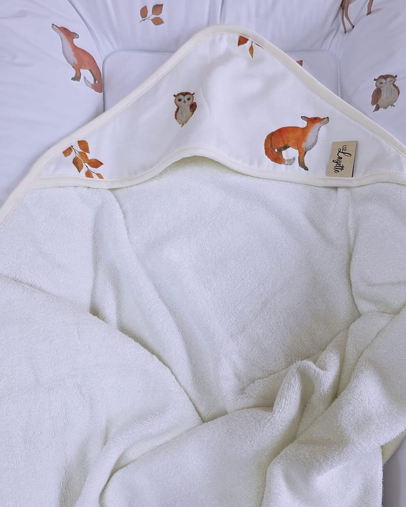 Badehåndkle Baby - 100% Bambus - 85x85cm