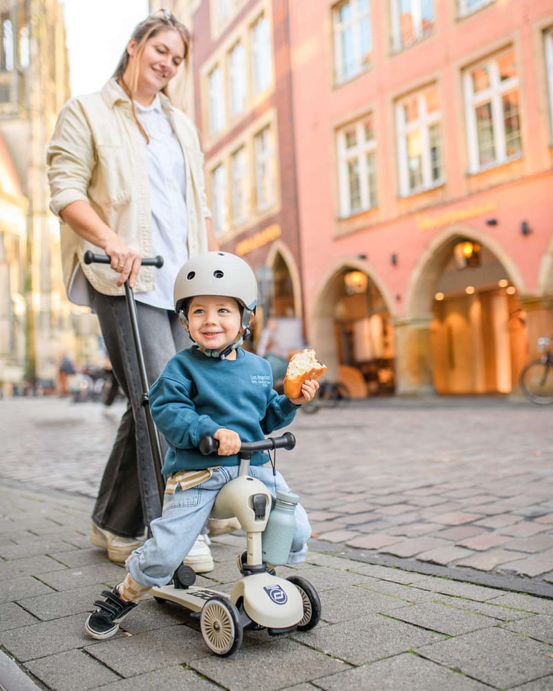 Sparkesykkel og Løpesykkel M/ Foreldrehåndtak | Scoot and Ride Highwaykick 1 Push & Go - NYHET