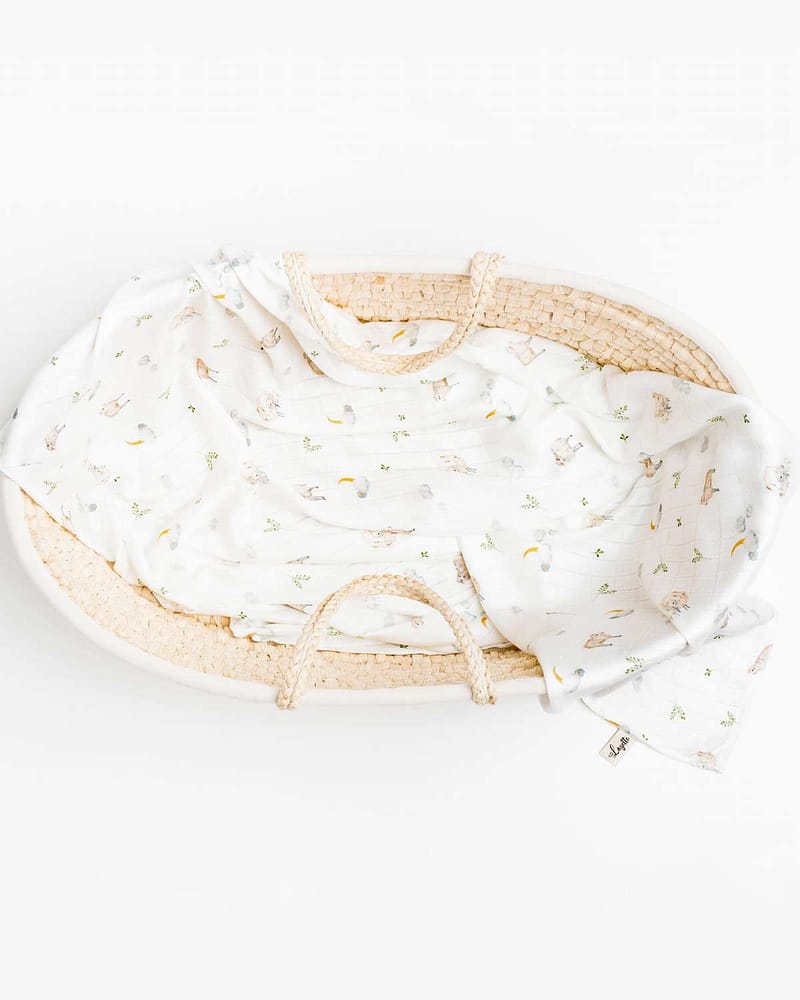 Swaddle / Svøpeteppe - 100% Bambus - 120x120cm