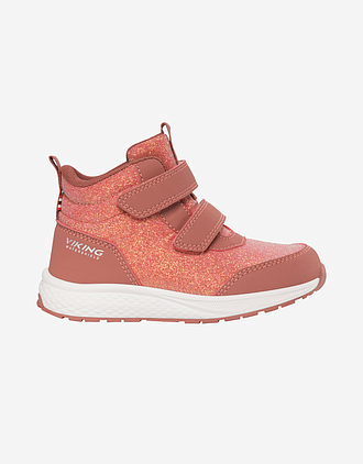 Viking Overgangssko – Vanntette, Mellomhøy Sko – Vår / Høst | Bouncy Glitter Mid WP 2V