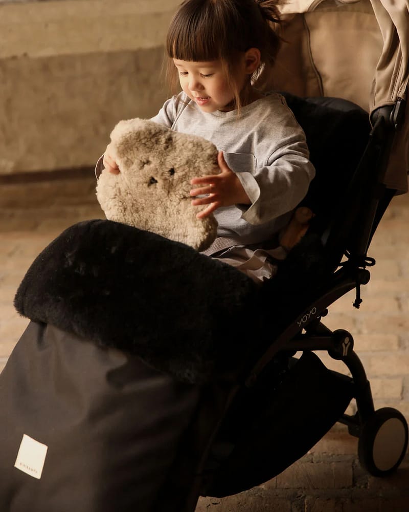 Vognpose m/ Lammeskinn - Universal Fit - Varm Vinterpose, 0-4år | Puffmuff