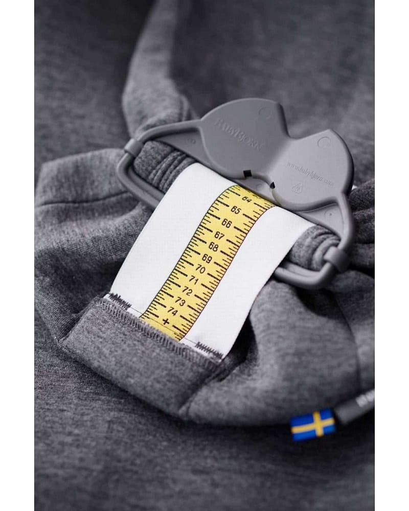 Mini Bæresele Nyfødt - Ekstra Nærhet - Baby Carrier 0-12m, Dark grey