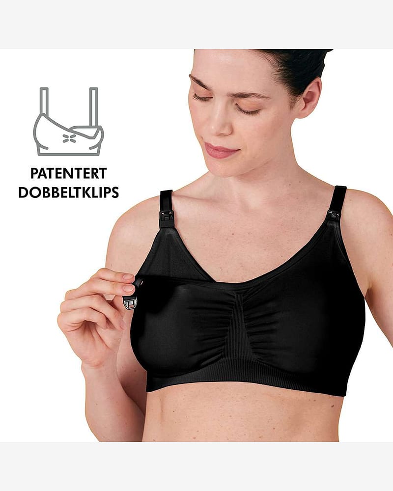 Amme & Brystpumpe BH 3-i-1 - Høy Støtte