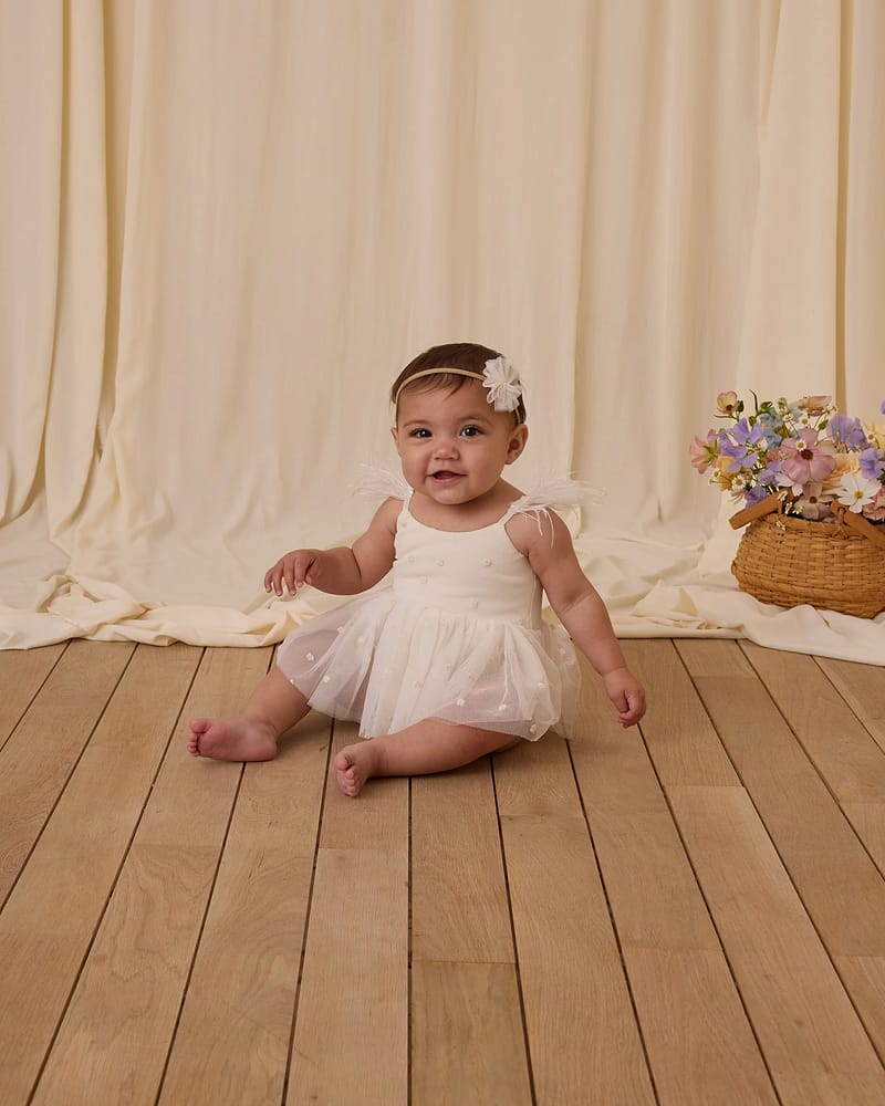 Tyllkjole m/ Broderte Blomster Baby | Poppy Tutu