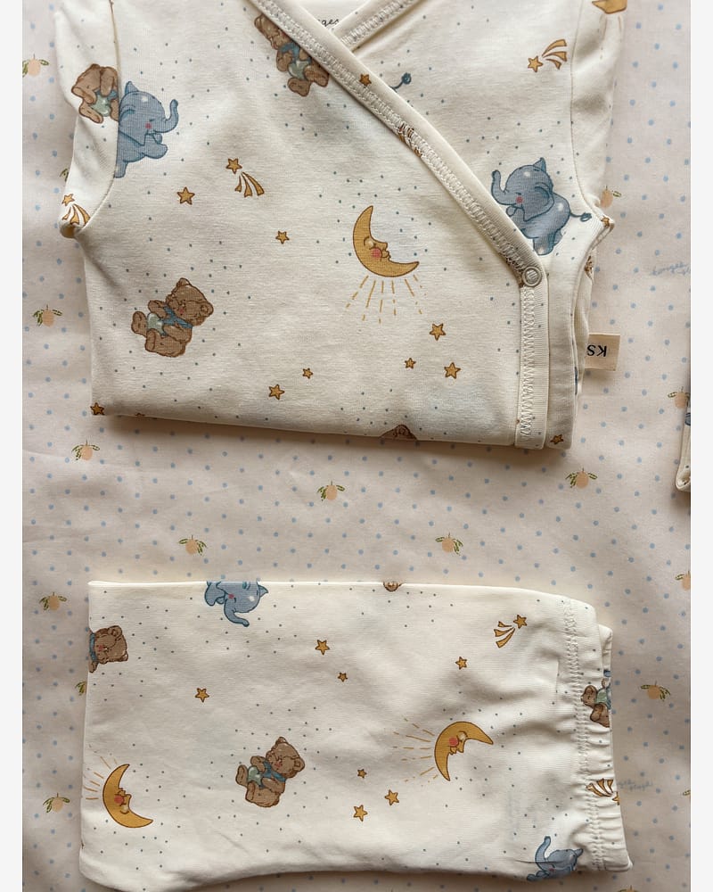 Omslagsbody Langermet - Øko Jersey | Basic Long Sleeve Newborn Body