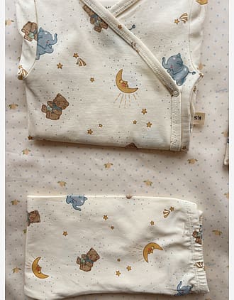 Omslagsbody Langermet - Øko Jersey | Basic Long Sleeve Newborn Body