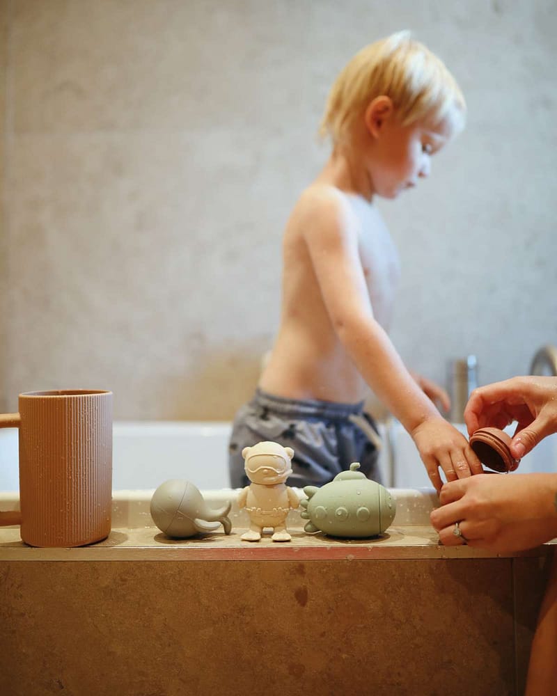 ​​Badeleker i Silikon - 4pk | Sealife Mold Free Bath Play Set