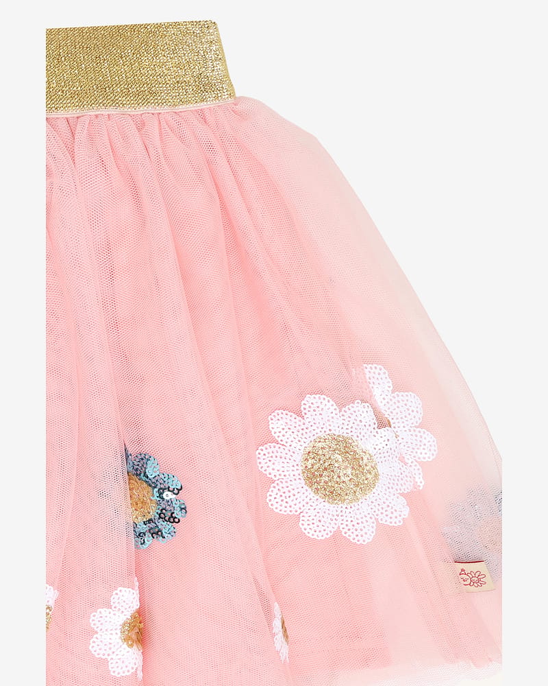 Tyllskjørt m/ Glitter Paljetter | HCNinna Flower