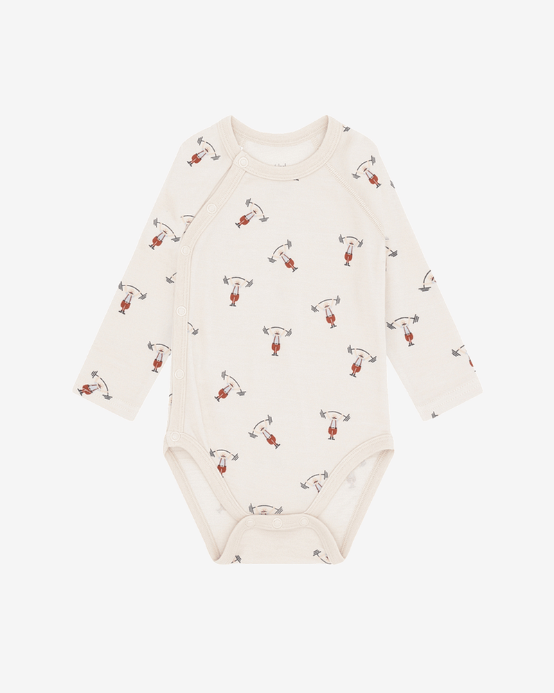 Omslagsbody Baby - Ull/Bambusviskose | Baloo Wrap Strong Man