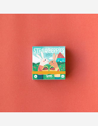 Brettspill Barn 4år+, Pocket size - Familiespill "Samle Jordbær før Grevlingen Kommer" | Tiny Game Strawberries