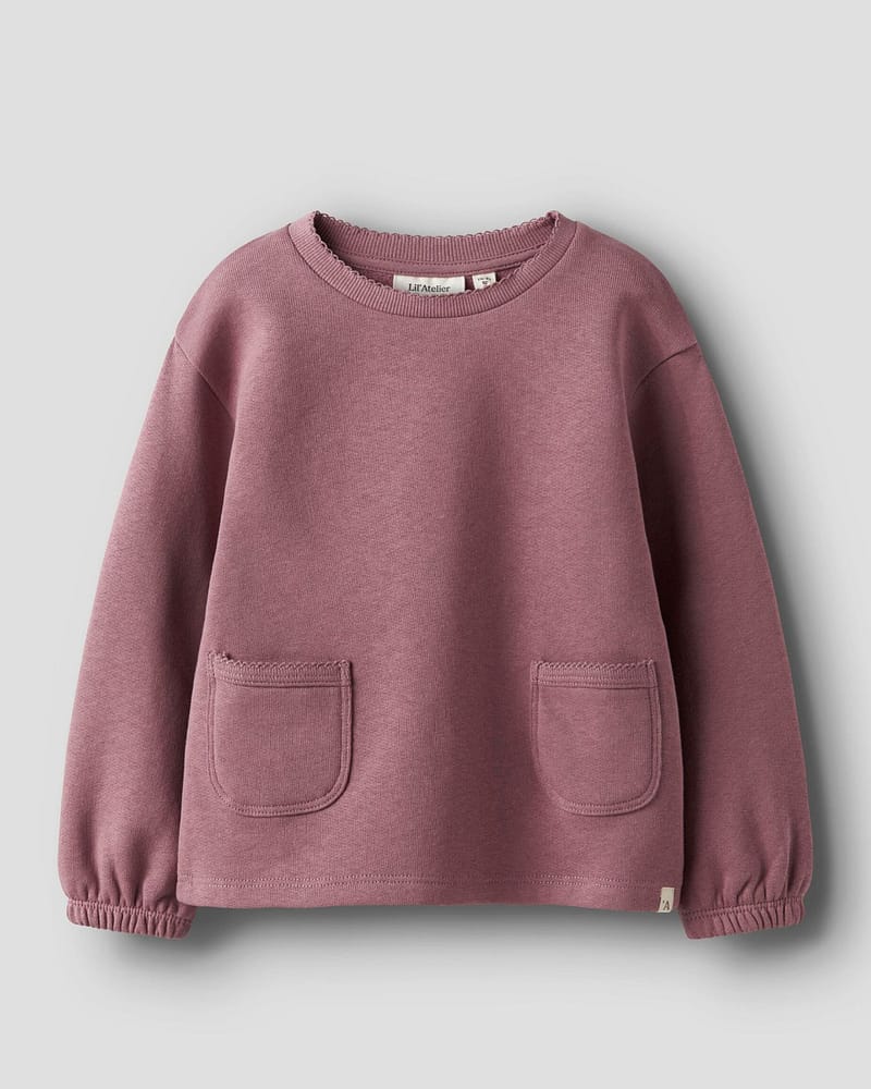 Genser Barn - Terrystoff i Øko Bomull | KILANO RUT LS LOOSE SWEAT LIL