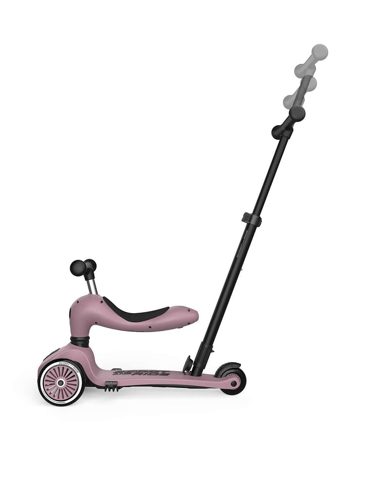 Sparkesykkel og Løpesykkel M/ Foreldrehåndtak | Scoot and Ride Highwaykick 1 Push & Go - NYHET