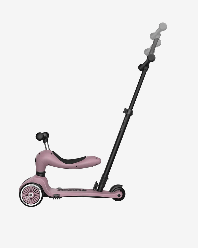 Sparkesykkel og Løpesykkel M/ Foreldrehåndtak | Scoot and Ride Highwaykick 1 Push & Go - NYHET