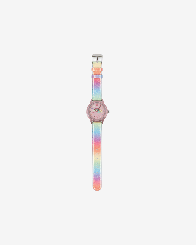 Barneklokke Rainbow Glitter