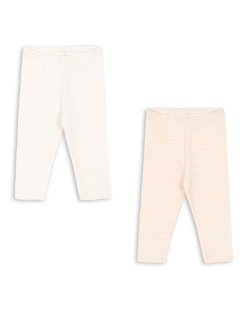 2pk Leggings Baby - Øko Bomull | Fio Pants - Gavepakke