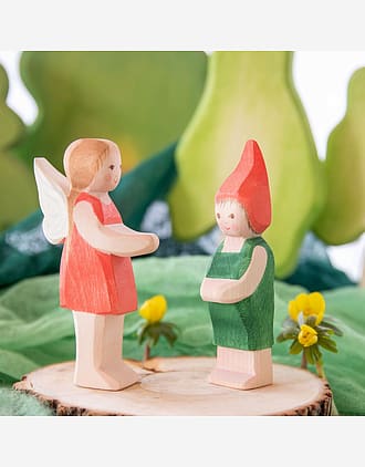 Fe Trefigur - Håndlaget Dukketeater Dukker | Fairy Girl Sumselinchen