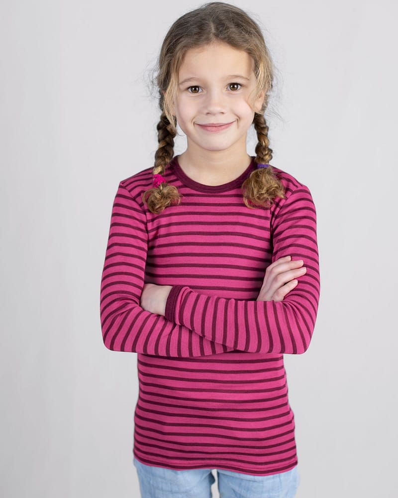Ulltrøye Langarmet - 70% Merino 30% Silke - Ubehandlet Ull