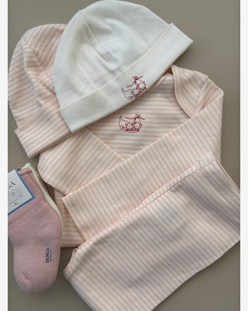 2pk Babylue - Øko Bomull | Fio Beanie